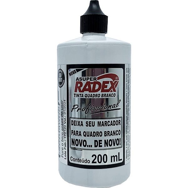 Tinta Marcador Quadro Branco Reabastecedor 200ML Preto