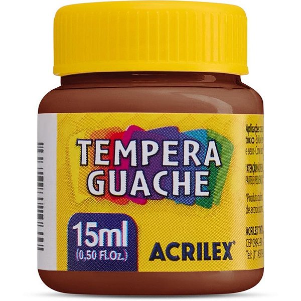 Tinta Guache 015ML Marrom