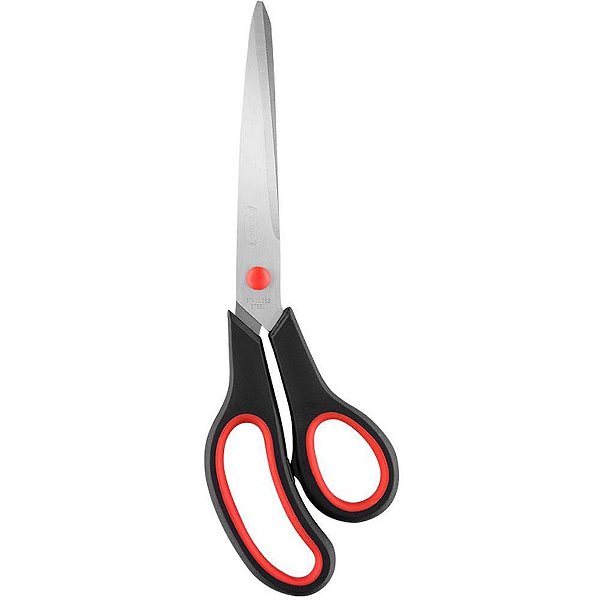 Tesoura Ergonômica Cabo Preto 25CM - BRW