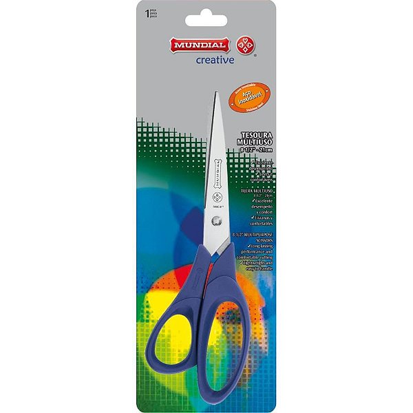Tesoura Cortfácil Multiuso 21CM INOX