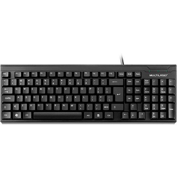 Teclado USB Super SLIM Basico Preto