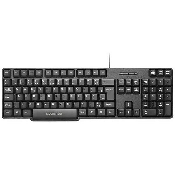 Teclado PS2 SLIM Preto