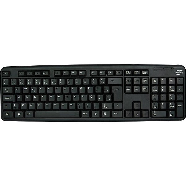 Teclado Multimídia USB Level Preto