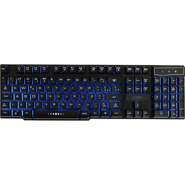 Teclado Multimídia USB FORCE-X Backlight Cabo Trancad