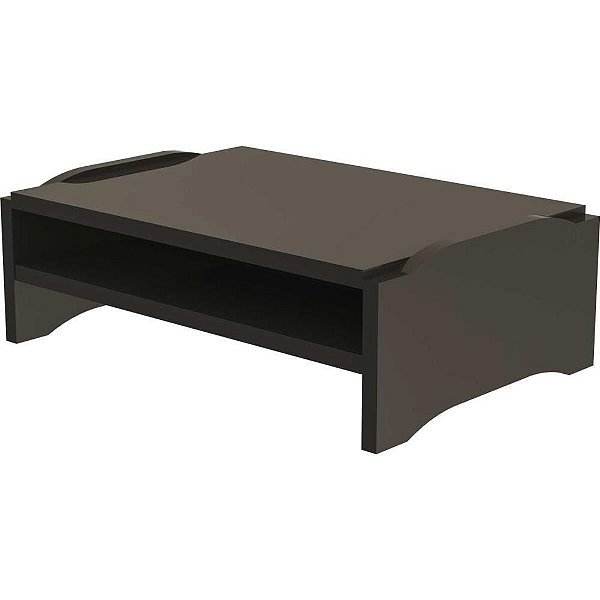 Suporte para Monitor Preto com 2 Gavetas