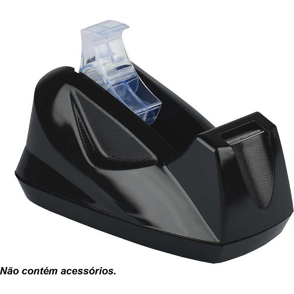 Suporte para Fita Adesiva Grande Preto Comercial