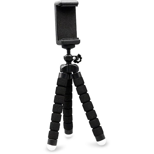 Suporte para Celular Tripé Flexível para Fuso 1/4 POL Ajustável 360°