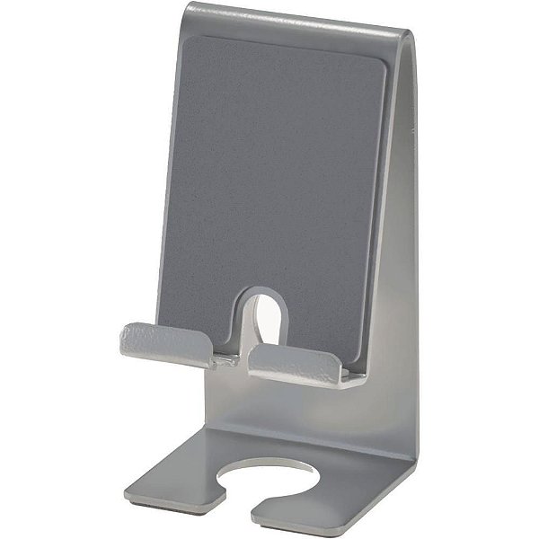 Suporte para Celular SMART de MESA/PAREDE Prata