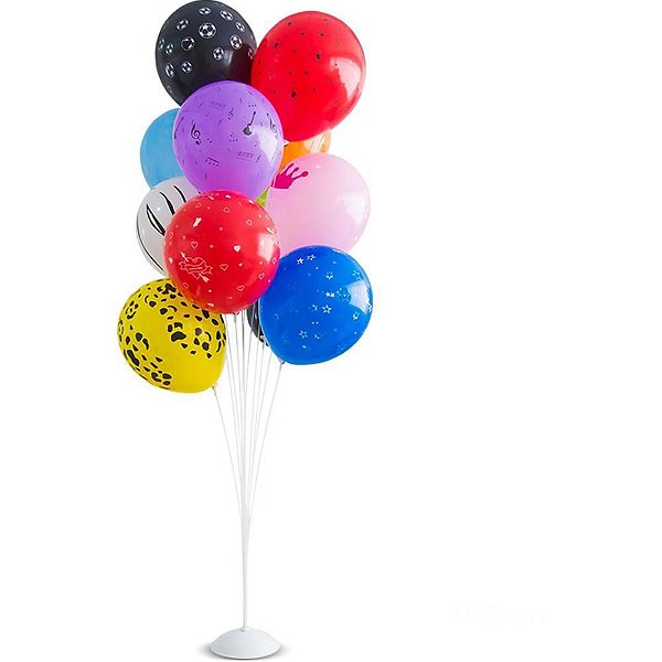 Suporte para Balão KIT Arranjo de Chão 105CM com 12 Hastes