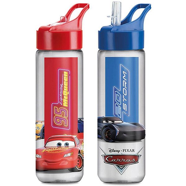 Squeeze Carros Fliptop 700ML