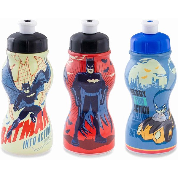 Squeeze Batman 250ML Infantil – Pacote com 15 Unidades