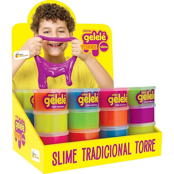 Slime Gelele Torre Tradicional 196G - Display com 12