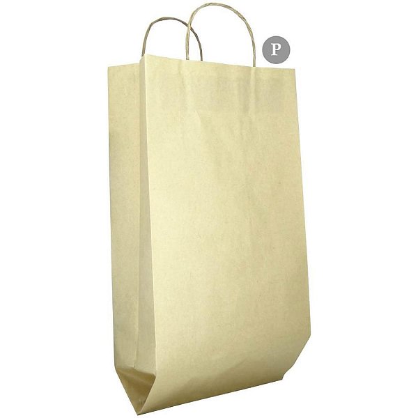 Sacola para Presente KRAFT P 17,5X29X8CM 3,6LITROS PCT com 10