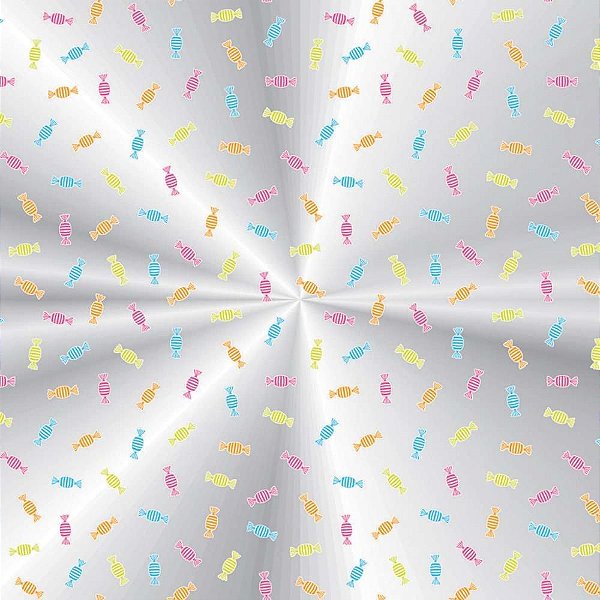 Saco Polietileno Transparente Decorado 25X35CM Sortido - Pacote com 50