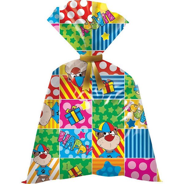 Saco Metalizado 88X120CM Infantil Sortidos Pacote com 25