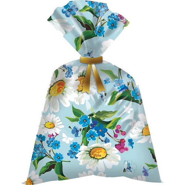 Saco Metalizado 60X90CM Feminino Sortidos Pacote com 50