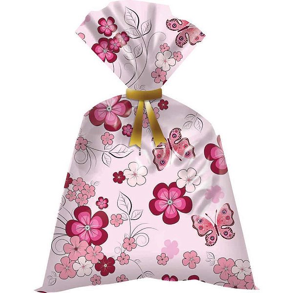 Saco Metalizado 50X70CM Feminino Sortidos PCT com 50
