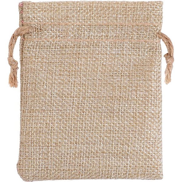 Saco de Juta Palha 08X10CM PCT com 10