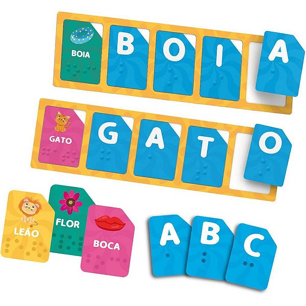 QUEBRA-CABEÇA Madeira Aprendendo Braille