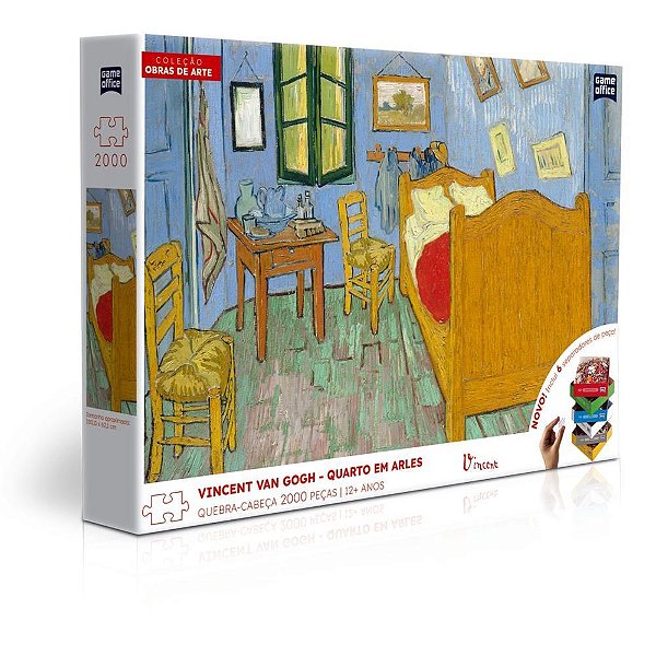 QUEBRA-CABEÇA Cartonado VAN GOGH Quarto em ARLES - 2000 Peças