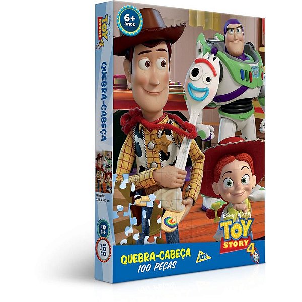 QUEBRA-CABEÇA Cartonado TOY STORY 4 100 Peças