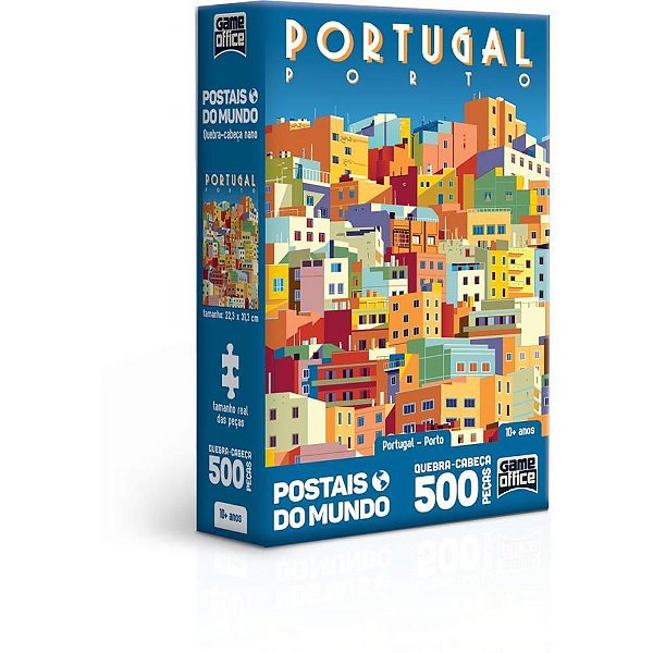 QUEBRA-CABEÇA Cartonado PORTUGAL-PORTO 500P Nano