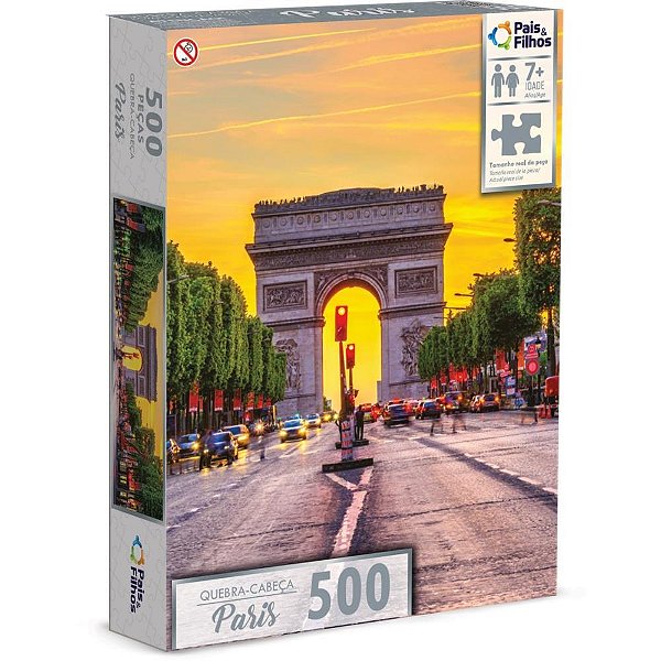 QUEBRA-CABEÇA Cartonado Paris 500 Peças
