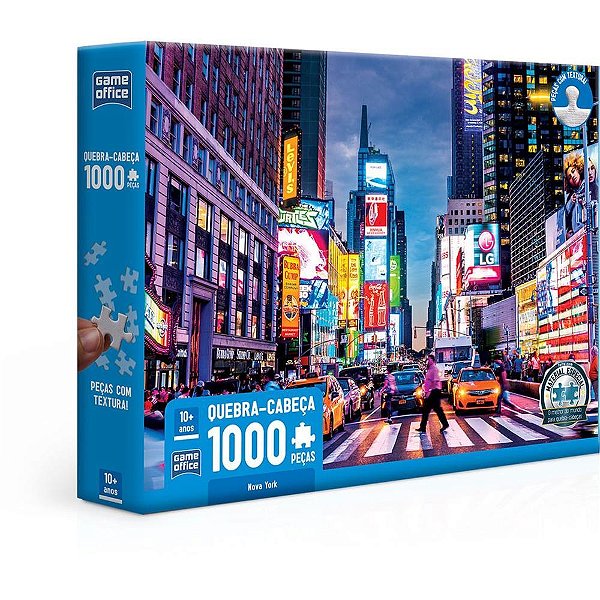 QUEBRA-CABEÇA Cartonado Nova YORK 1000 Peças