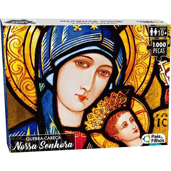QUEBRA-CABEÇA Cartonado Nossa Senhora Premium 1000 Peças