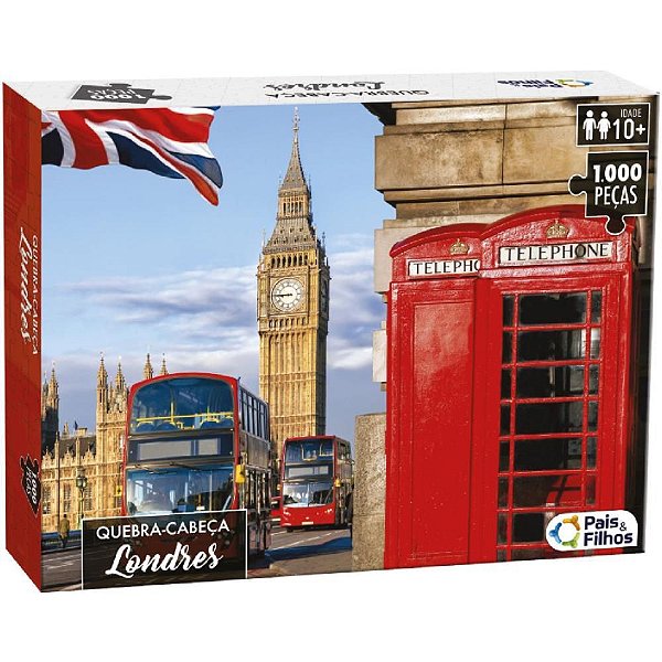 QUEBRA-CABEÇA Cartonado Londres 1000 Peças