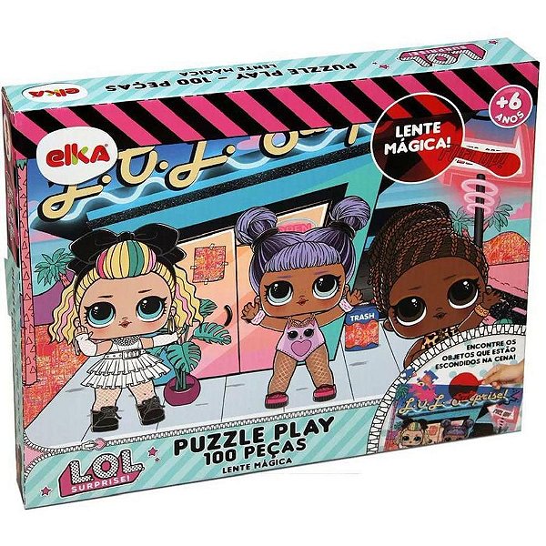 QUEBRA-CABEÇA Cartonado LOL Puzzle PLAY 100 Peças