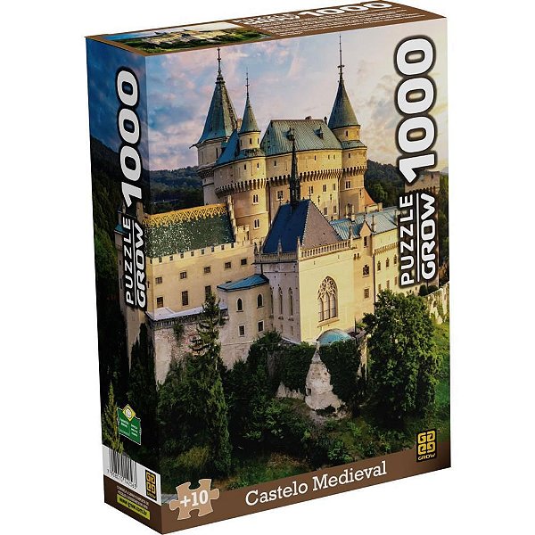 QUEBRA-CABEÇA Cartonado Castelo Medieval P1000