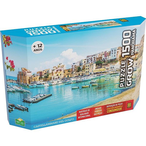 QUEBRA-CABEÇA Cartonado Castellammare DEL Golfo P1500