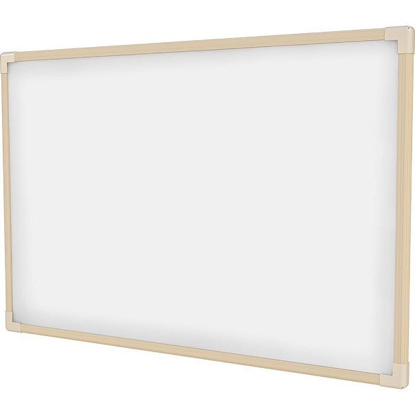 Quadro Branco Moldura Madeira 070X050CM Neo - Pacote com 02