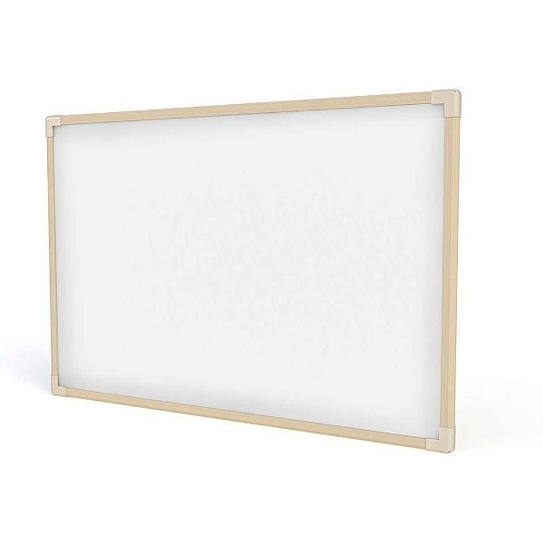 Quadro Branco Moldura Madeira 060X040CM Neo - Pacote com 02