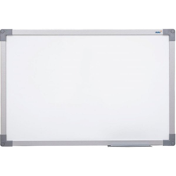 Quadro Branco Moldura Alumínio 070X050CM UV SOFT (pacote com 02)