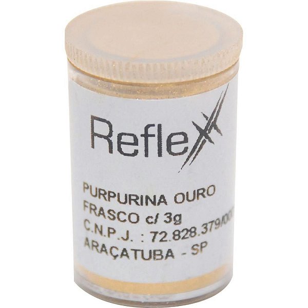 Purpurina em Potes 3G Ouro - Caixa com 12
