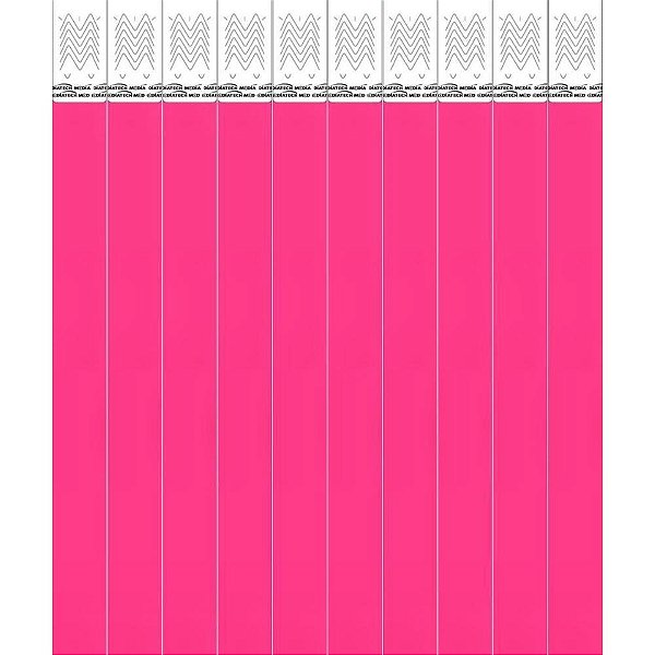 Pulseira de Identificação MED PINK PCT com 100
