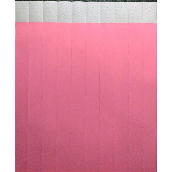 Pulseira Identificação Laser PRO Rosa Chiclete PCT com 50