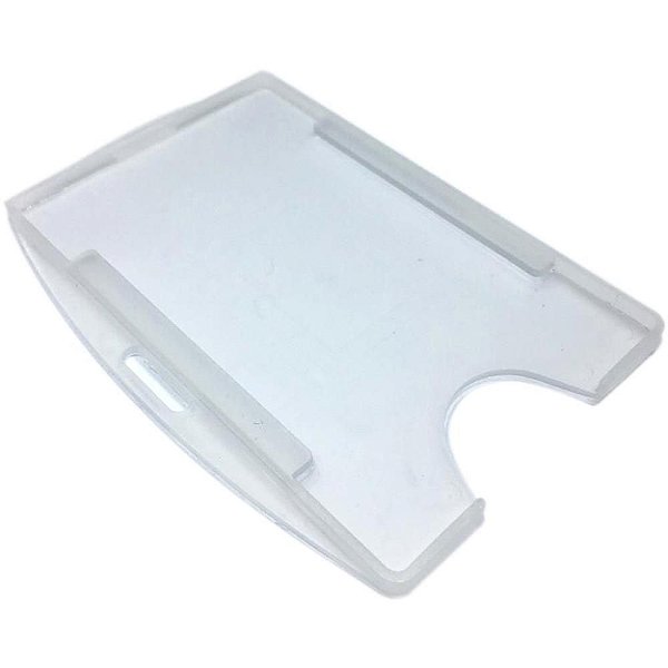 Protetor para Crachá Rígido Transparente Fosco 54X86MM - Caixa com 50