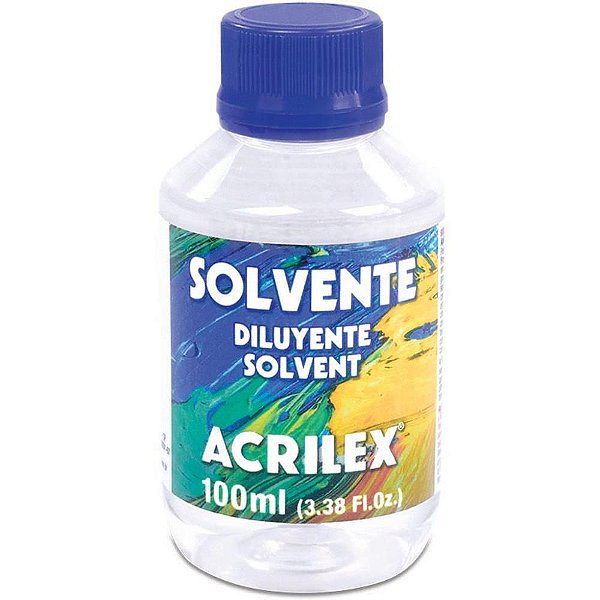 Produto para Tinta Solvente Incolor 100ML CX com 06