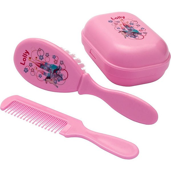 Kit Banho para Bebê TIP TOP Rosa - 3 Peças