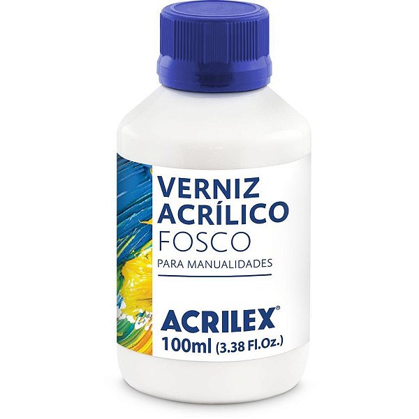 Produto para Artesanato Verniz Acrílico Fosco 100ML Pacote com 06