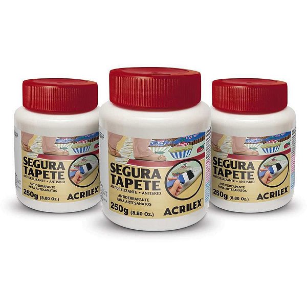 Produto para Artesanato Segura Tapete 250G Caixa com 03