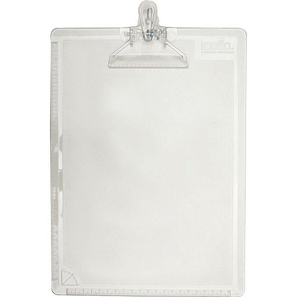 Prancheta Plástica Dellocolor Cristal