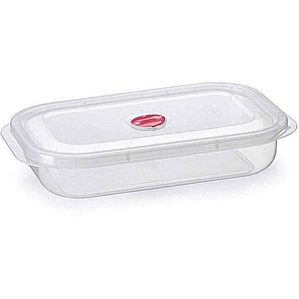 Pote Plástico Raso com Valvula 1,9L