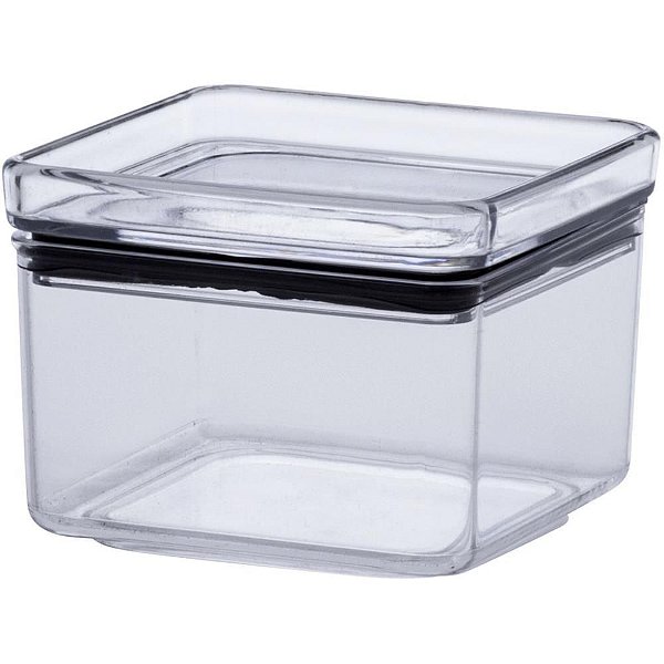 Pote Acrílico Hermetico 480ML Lumini Quadrado