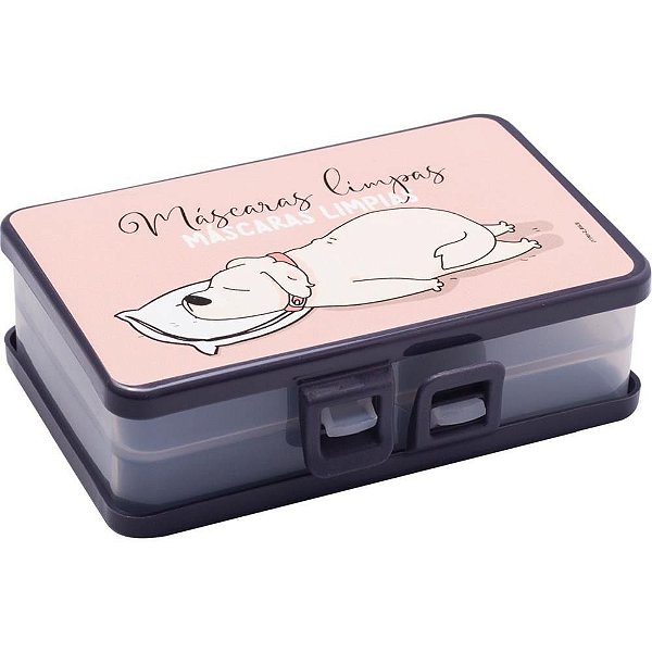 Porta Máscara Duplo Decorado Cute