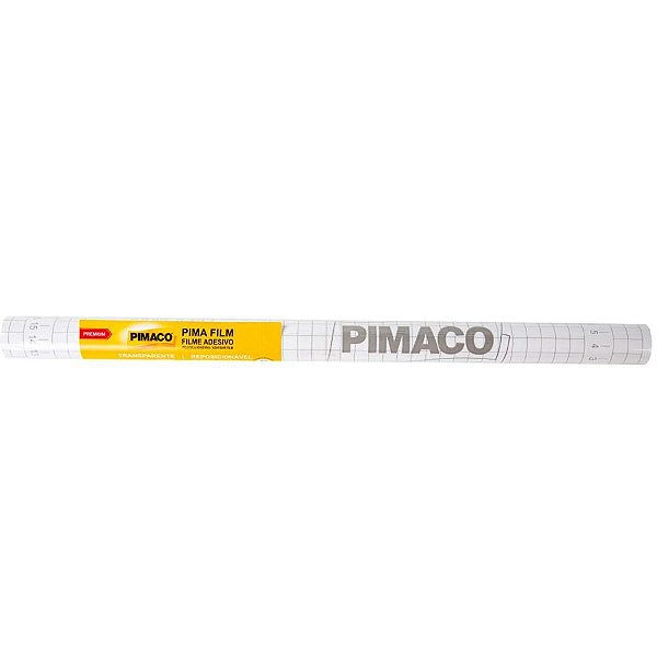 Plástico Adesivo Transparente Pimaco Filme 45CM X 2M 80 Micras