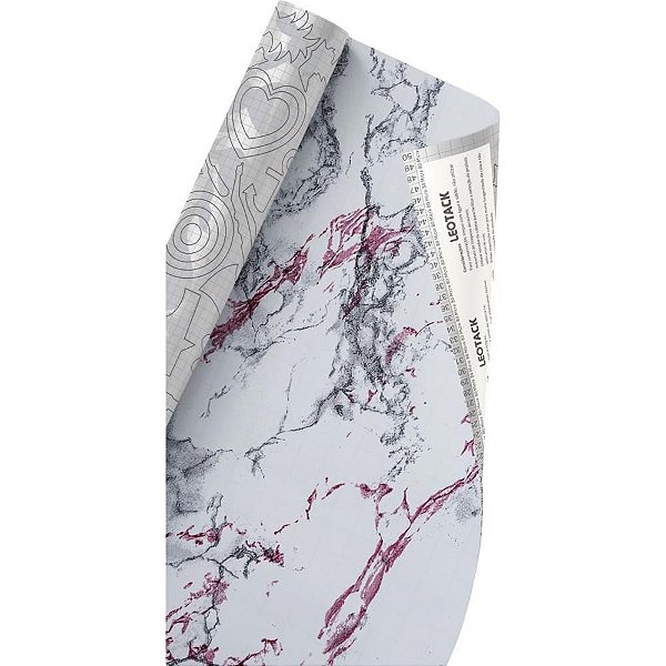 Papel de Parede Plástico Adesivo 45CMX10M Fantasia Marmore 03 0,80